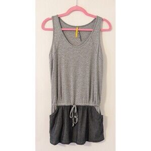 Lole Women's Size Small Active Grey Dress with Pockets Marina Sleeveless